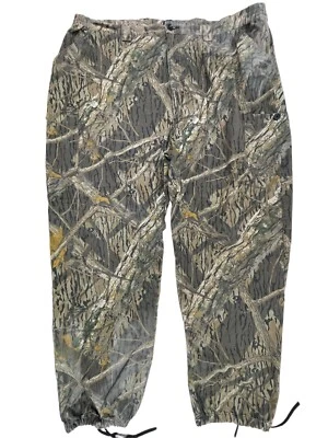 Vintage Mossy Oak Shadow Branch Cargo Camo Pants Mens 46x32 Hunting  - Image 1 of 4