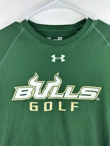 Under Armour USF Bulls Golf Adult Medium Team Issued Loose Fit Heat Gear T-Shirt - Picture 1 of 10
