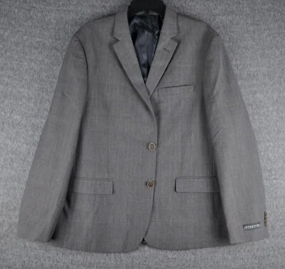 NWOT Vince Camuto Mens Slim Fit Sport Coat Blazer (44S) Grey Plaid - Image 1 of 4