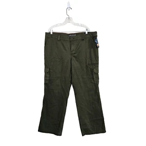 NWT Dickies Women's 18R 42x31 Green Relaxed Fit Straight Leg Cargo Pockets Pants - Picture 1 of 13