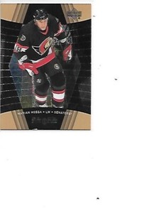 Marian Hossa 1999-00 Upper Deck Black Diamond Hockey Card #59 HOF