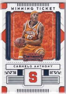 2020 NBA Contenders Draft Picks No. Panini 21 Carmelo Anthony Winning Ticket