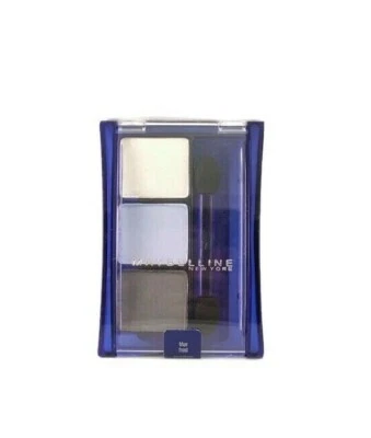 MAYBELLINE Expert Wear TRÍO DE SOMBRAS DE OJOS ~ AZUL ESCARCHA ~ NUEVO SELLADO Descontinuado Foto 1 de 3