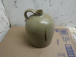 Antique Stoneware jug Salt Glaze 9” Turkey Drip 1 gallon beehive - Picture 1 of 4