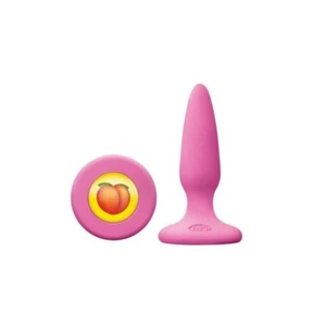 Anal Plug Pink Mojis #BTY By Ns Novelties Unisex Mini Size Silicone Sex Toy - Picture 1 of 2