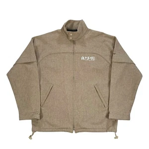 Vintage A Bathing Ape Bape Brown Wool Gore Windstopper Coat Jacket Size Large - Picture 1 of 7