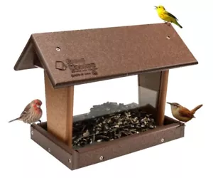 CLASSIC MINI BIRD FEEDER - 4 Season All Weather Hanging Seed House USA HANDMADE - Picture 1 of 9