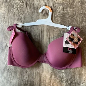 Maidenform Self Expressions Simply The One T-Shirt Bra Size 34C Mulberry New - Picture 1 of 10