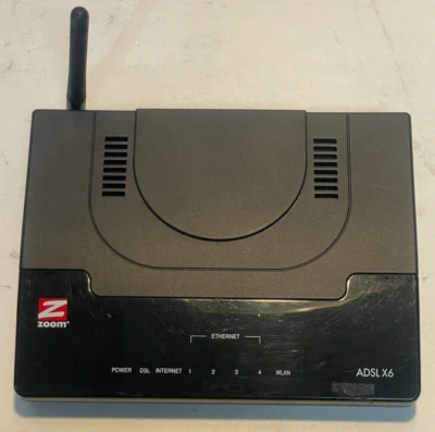 Zoom ADSL X6 wireless MODEM ROUTER Model 5690 - Image 1 of 3