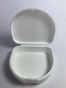 2-Dental Orthodontic Retainer Box Mouthguards Dentures Storage Case, Multi Color - Picture 1 of 11