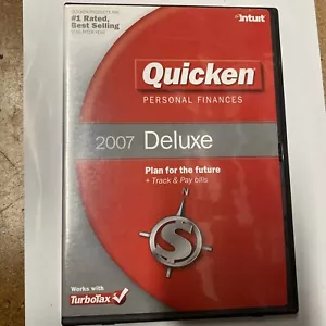 Intuit Quicken Deluxe 2007 For Windows XP LN - Picture 1 of 3