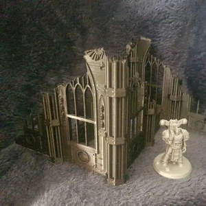 Killteam terrain Ruin building wall 28mm gaming scatter for 40K warhammer - Picture 1 of 5