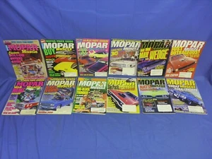 MIXED LOT OF 12 MOPAR MUSCLE MAGAZINES MULTIPLE YEARS FROM 1991 TO 2002 - Picture 1 of 6