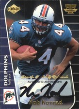 1999 Collectors Edge Triumph Signed, Sealed, Delivered Card #RK Rob Konrad