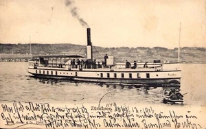 Barco SUIZA 1906 Zurichsee al estado de Nueva York EE. UU. - Imagen 1 de 2