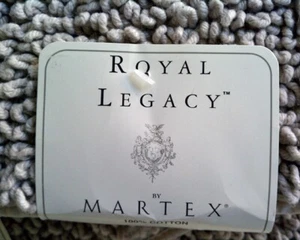 Vintage Martex Royal Legacy Bath & Toilet Mats NEW W/ Tags Stone Color USA-Made - Picture 1 of 15