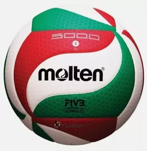 Geschmolzener Volleyball V5M5000 FLISTATEC PU-Leder, offizielle Größe 5 FIVB-geprüft - Bild 1 von 6