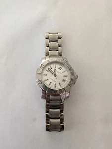 BAUME & MERCIER CAPELAND 65420 MENS STAINLESS STEEL WATCH FOR PARTS OR REPAIRS - Picture 1 of 4