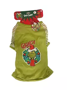 Haustier Hund Weihnachten Grinch Outfit Shirt Geschenk Dr. Seuss Weihnachten - groß - Bild 1 von 2