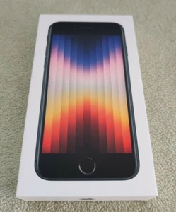 Boîte + Câble Lightning USB Apple IPhone SE 2022 Noir 3rd Gen 64 GB - midnight - Photo 1/3