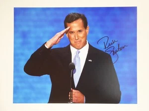 Rick Santorum Signed 11x14 Photo Pennsylvania Senator GOP Salute Autographed - Picture 1 of 1