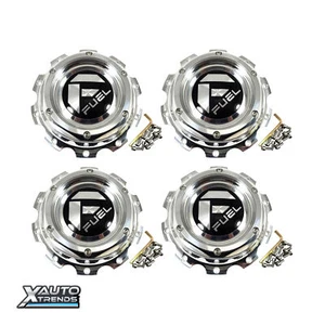 4 x Fuel Off-Road Raw Billet Wheel Center Cap 1005-62-08H-RAW - Picture 1 of 1