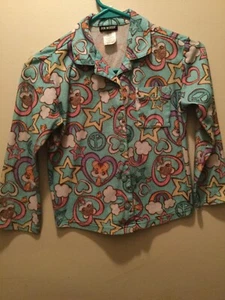 Girls’ M (7/8) Joe Boxer multi-color/print l/s buttondown pajama top gently used - Picture 1 of 1