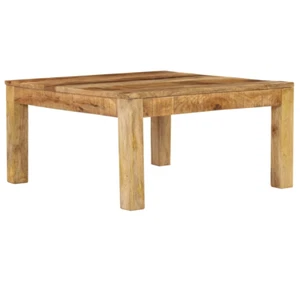 vidaXL Coffee Table 80x80x40 cm Solid Mango Wood - Picture 1 of 13