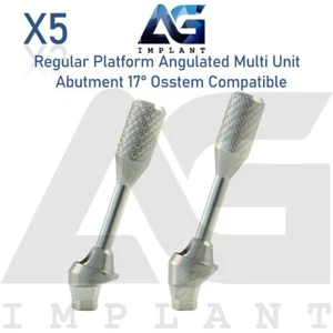 5 Angled Multi Unit 17° Titanium Fit Regular Platform 0sstem® TS Hex - Picture 1 of 8