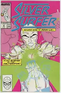 Silver Surfer #21 (1987) - 9.2 NM- *You Say You Want Obliteration* - Picture 1 of 2