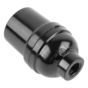 Classic Industry Retro Edison E27 Bakelite Lamp Bulb Holder Vintage Style - Picture 1 of 12