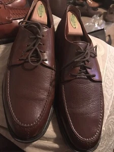 Bostonian Herren Leder Braun Geteilte Zehe Oxford-Schuhe Größe 10,5 Medium - Hergestellt in Italien - Bild 1 von 3