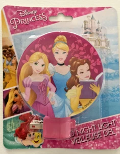 Disney Princess Bell Rapunzel Cinderella LED Night Light NEW Sealed Kids Room - Picture 1 of 4