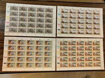 SWA Discoverers of SWA 28/05/1982 Com. Edición 4x25 Hojas Como Nuevas, 15c, 20c, 25c, 30c Foto 1 de 4