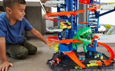 Die Cast Car Ultimate Garage Fits Hot Wheels and Matchbox Cars Race Tracks City - Image 1 of 4