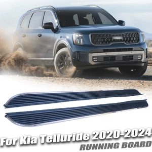 Fits Kia Telluride 2020 2021-2025 Running Board Side Step Nerf Bar Stairs Pedals - Picture 1 of 9