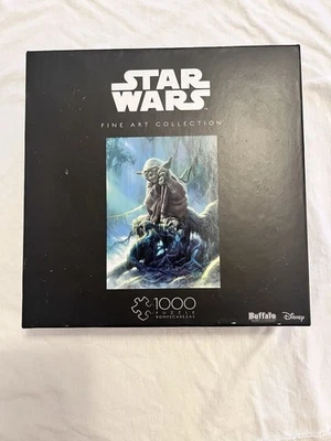 Rompecabezas Star Wars Yoda 1000 piezas - Colección Buffalo Fine Art - Abierto/Resellado Foto 1 de 3