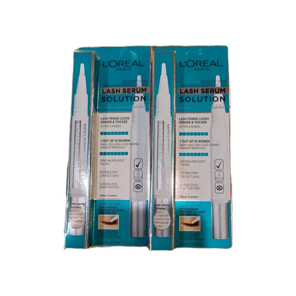 L'Oreal Lash Serum Solution  0.05 fl.oz each  New in Box 2 PK - Image 1 of 1