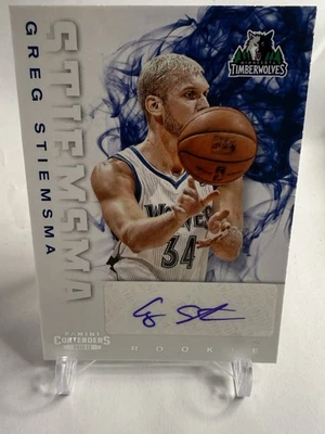 Greg Stiemsma 2012-13 Panini Contenders - Rookie Signatures Card #285 (AU, RC) - Image 1 of 2