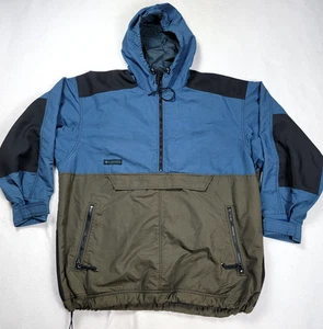 Vintage Columbia Anorak Jacke Herren Large Multicolor Color Blocking Half Zip - Bild 1 von 15