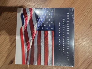 2008 U.S. Mint Annual Uncirculated Dollar Coin Set - SEALED NEW - Picture 1 of 2
