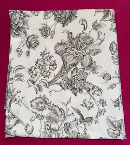 Tissu ancien cotonnade façon toile de Jouy larg 143 cm x 275 cm C843 - Imagen 1 de 8