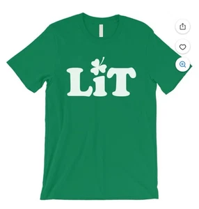 Herren beleuchtetes Kleeblatt T-Shirt lustig Tag trinken Saint Patricks Day St Patty Tee - Bild 1 von 4