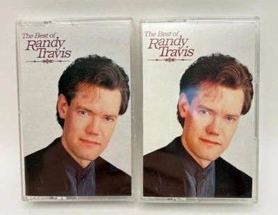 The Best of Randy Travis Cassette Tape Set of 2 Classic Country Heartland Music - Image 1 of 4