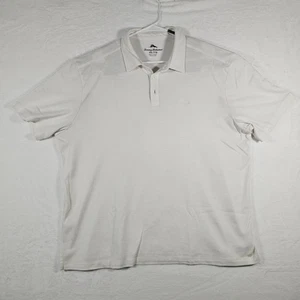 Tommy Bahama Polo Men's White in XXL- Pre Owned Excellent Condition - Picture 1 of 7