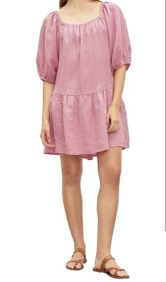 VELVET от Graham & Spencer женщин Ирина рукав ярусный короткое платье - размер L - Изображение 1 из 4