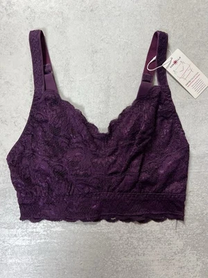 Bralette Cosabella Never Say Never Curvy inalámbrico púrpura talla M 34-36 DD-F Foto 1 de 3