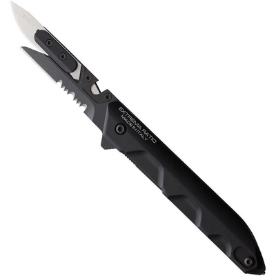 Extrema Ratio FERRUM RESGATE PRETO MultiBlade-Survival Rescue Tool. Excelente EDC - Imagem 1 de 4