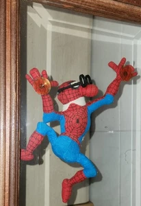 MORTADELO SPIDER-MAN stuffed doll Suction Cups to stick in glass figure SPAIN - Picture 1 of 8