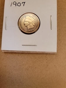 1907 indian head penny cent - Picture 1 of 2